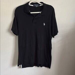 U.S POLO ASSN: Luxury Black Polo